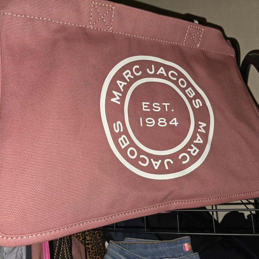 Marc Jacobs Dusty Rose Canvas Tote